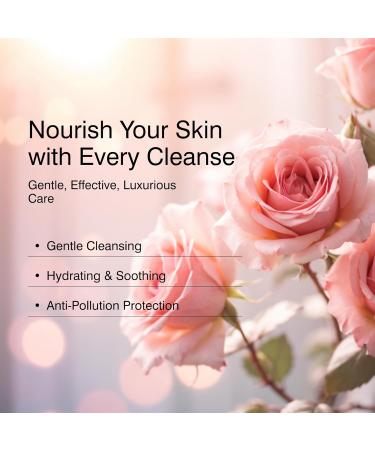Dr Sebagh Cream Cleanser for All Skin Types - Hydrating Facial Cleanser & Makeup Remover - Deep Pore Cleanser - Rose-Scented Face Wash (3.4 fl. oz.) - International Shipping Available - Buy Online on GoSupps.com