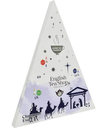 English Tea Shop Advent Calendar Nativity- 25 Pyramid Biodegradable Tea Bags - Buy Online on GoSupps.com