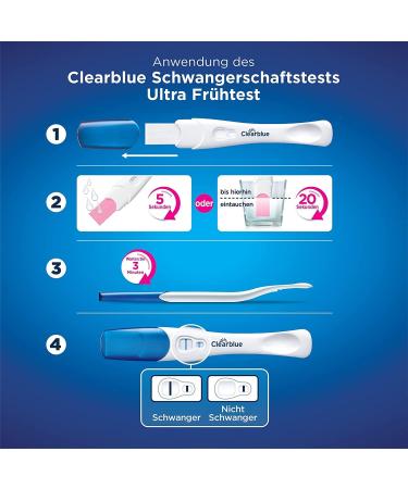 Clearblue Ultra Early Pregnancy Test Combo Pack - 3 Tests (1 Digital + 2 Visual) - Results 6 Days Sooner | Fast International Shipping - Buy Online on GoSupps.com