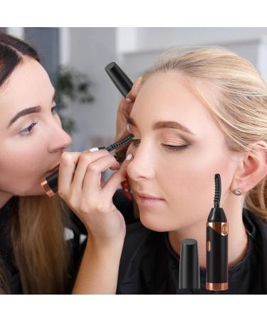 Eyelash Curler Wand 400mah Heated Eyelash Curler Stick USB Rechargeable Lash Curler Natural Eyelash Curling Rod Heat Protection Electric Lash Curler Makeup Tools for Women Girls - Buy Online on GoSupps.com