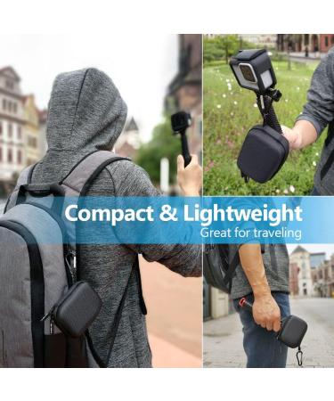 JSVER Hard Shell Carrying Case for GoPro Hero 10/11/9/8/7/6/5/4/3, Osmo Action, AKASO EK7000 - Black - Buy Online on GoSupps.com