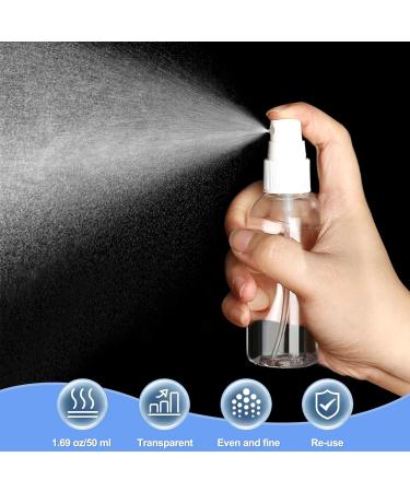 Hanyousheng 4Pcs 1.69oz Mini Spray Bottles for Travel & Skincare - Set of 4 Travel Size Mist Bottles for Makeup and Cleaning - Buy Online on GoSupps.com