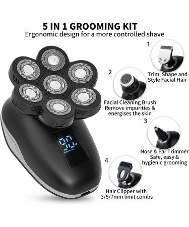 Bald Head Shavers for Men: Freedom Grooming Flex Series Head Shaver Kit | Electric Razor & Trimmer - Buy Online on GoSupps.com
