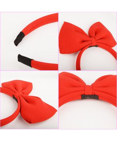 HoveBeaty Red Bow Headband for Women and Girls - Perfect Hair Accessory for Party and Cosplay - Buy Online on GoSupps.com
