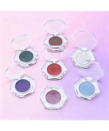  Erinde Erinde Glitter Eyeshadow Unique Highly Pigmented Eyeshadow Fine and Soft Texture Long Lasting Illuminating Powder Easy to Blend Wrinkle Free Eye Makeup - Buy Online on GoSupps.com