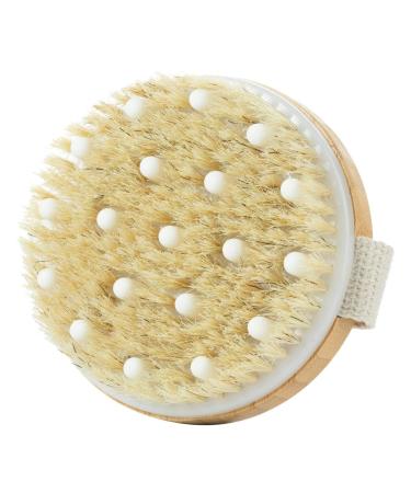 KAKOOI Exfoliating Body Brush Dry Skin Brushs With Massage Nodes(1piece) 1-count Round