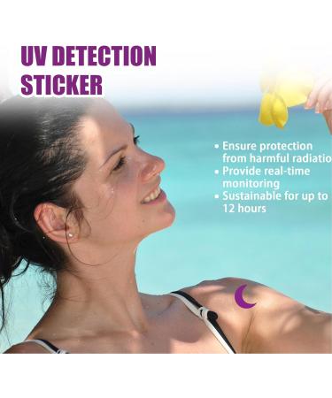 Sunscreen Indicator Sticker Color Changing Ultraviolet Detection Sticker 120 Pieces for Outdoor Activities (#2) - Buy Online on GoSupps.com