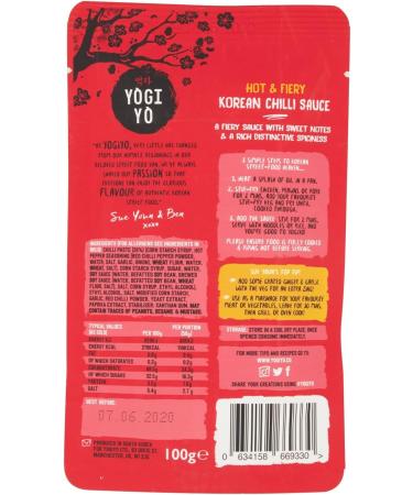 Yogiyo Hot Chilli Stir Fry Sauce (12 x 100 g) - Buy Online on GoSupps.com