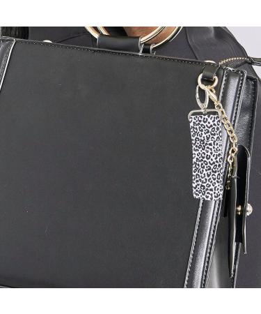 BESPORTBLE 2pcs Leopard Lip Balm Chapstick Pouch Keychain - Lipstick Holder Key Ring Bag Set - Buy Online on GoSupps.com