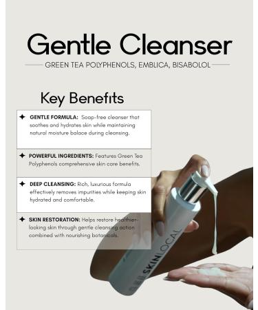 SkinLocal Gentle Soap-Free Facial Cleanser with Green Tea - Buy Online on GoSupps.com