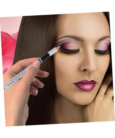 PLAFOPE 20 Pcs Lying Silkworm Eyeliner Glitter Eyeliner Professional Eyeliner Pencils Gel Wooden Pole White - Buy Online on GoSupps.com