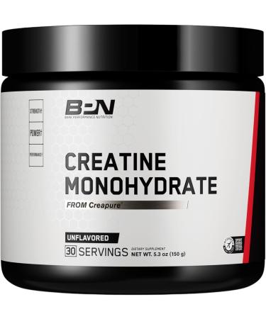 BARE PERFORMANCE NUTRITION BPN Pure Creatine Monohydrate Powder by Creapure 2PACK 5g of Creatine per Serving Unflavored Creatine Powder 90 Servings Total - Buy Online on GoSupps.com