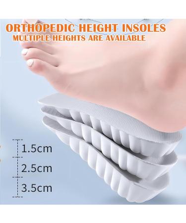 Buy Orthopedic High Pads 2.0 for Men | Comfortable Height Insoles | Gray 0.98 in - Enhance Your Height & Support - Buy Online on GoSupps.com