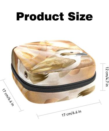 Portable Sanitary Napkin Storage Bag & Nursing Pad Holder - Feminine Product Pouch for Women & Girls - Colorful Period Kit - Buy Online on GoSupps.com