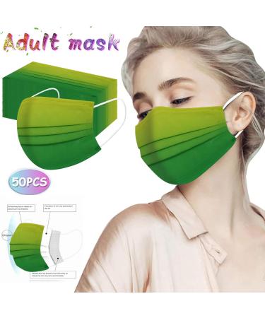 Buy Deaamygline 50-Piece Colorful 3-Layer Mouth Protection - Breathable Non-Woven Mask for Adults | Multifunctional Scarf Bandana for Men & Women - International Shipping Available - Buy Online on GoSupps.com