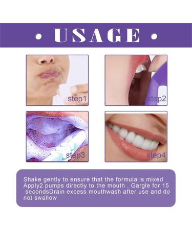 Purple Toothpaste for Teeth Whitening | Color Corrector Foam & Stain Removal | Boost Oral Health & Gum Repair - Buy Online on GoSupps.com