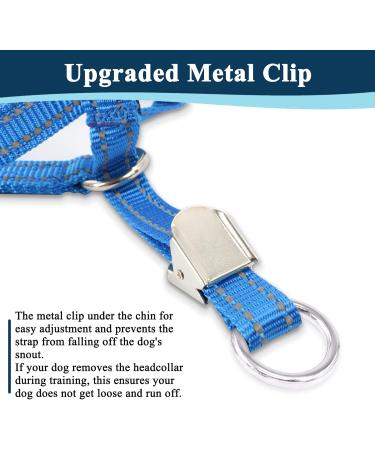 Dog Handlebar Harness - No Pull Soft Halter with Safety Clip for Heavy Pulling - Durable Training Gear for Medium & Large Dogs (Snout: 7-12.5) - Buy Online on GoSupps.com