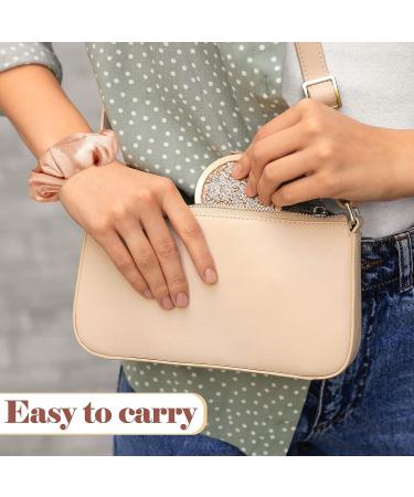 Chunful 6-Piece Rose Gold Bridesmaid Gift Set - Scrunchies & Compact Mirrors - Bridal Shower Favors - Buy Online on GoSupps.com