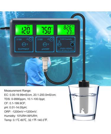 Water Quality Monitor - WiFi TDS ORP pH Temperature & Humidity Detector | Accurate Water Testing - Buy Online on GoSupps.com