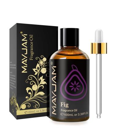 MAYJAM Fig Oil 100ml Premium Fragrance Oil for Essential Oils Diffuser Aromatherapy Home Oil Burner