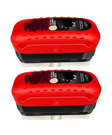 2PCS Car Glass Oil Film Cleaner Glass Coating for Windshield with Applicator Portable Oil Film Remover for Car Window Improves Clarity and Visibility