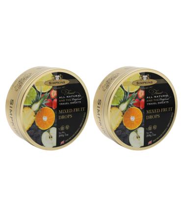 Simpkins Mixed Fruits Travel Sweets 2 X 200g Tin