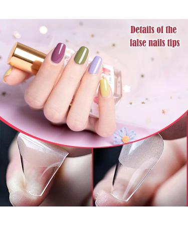 500 Pieces False Nail Tips - 12 Sizes Half-Matted Short Nail Tips for DIY Nail Art | Perfect for Starters - Ship Internationally - Buy Online on GoSupps.com