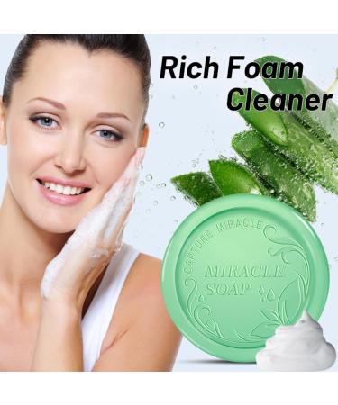 Tongyend Soap Bar for Face Body Aloe Vera Soap for Oil Control Moisturizing Deep Clean Effectively Aloe Soap Organic Natural Skin Soap Bar for All Skin Aloe-HyaluronicAcid - Buy Online on GoSupps.com