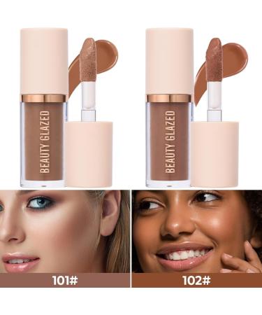 Maquillage liquide de contour cr me de contour r sistante l'eau et l g re cr me de bronzage au fini mat et lisse maquillage liquide professionnel pour le visage #101 #101 1 ml (Lot de 1) - Buy Online on GoSupps.com