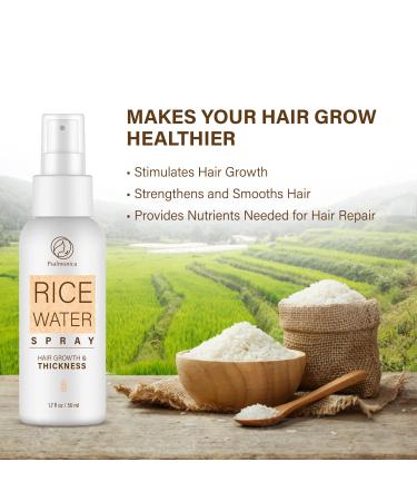 Psalmonica Rice Water Hair Growth Set: Serum, Spray, Oil, Shampoo - Rosemary Oil Formula for Hair Loss Treatment in Women and Men - Buy Online on GoSupps.com