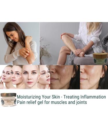 Nativilis Copaiba Gel Copaifera officinalis Multipurpose Natural Gel Face Skin Body Moisturizing Antiaging Melasma Inflammation Dermatitis Relieve Sore Muscles Joint Pains Circulation Varicose Veins - Buy Online on GoSupps.com