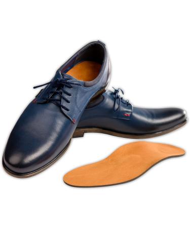 KAPS Relax Shock Absorber Insoles - Orthopedic Microfiber & Memory Foam Shoe Inserts for Men | Support Longitudinal Arch | 46 EUR / 12 UK - Buy Online on GoSupps.com