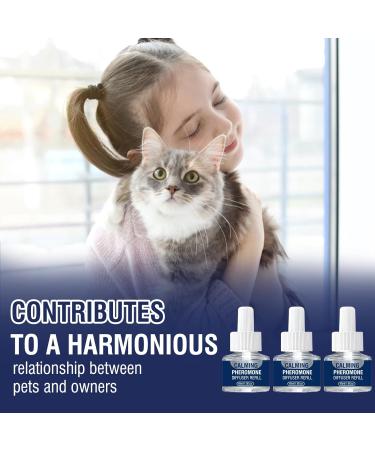 Pheromone Cat Calming Socket - 3x48ml Refills for Stress Relief & Relaxation | Anti-Stress Solution for Cats - Buy Online on GoSupps.com