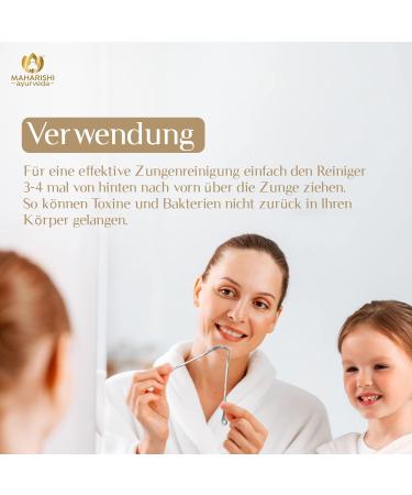 Maharishi Ayurveda Tongue Cleaner - Natural Oral Care Tongue Scraper | Pack of 1 - International Shipping Available - Buy Online on GoSupps.com