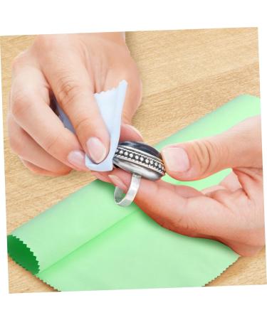 LIFKOME 2pcs Silver Microfiber Cleaning Cloth - Camera Lens & Eyeglass Cleaner Large Suede Wiping Cloth for Dirt Removal - Buy Online on GoSupps.com