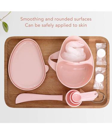 Uxsiya 3 Sets DIY Face Mask Mixing Bowl Set Easy Home Facial Mask Tools with Brush & Measuring Spoon - Buy Online on GoSupps.com