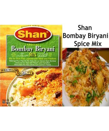 Chicken BIRYANI Mix | SHAN BIRYANI Rice Pilaf Mix Masala Chicken Lamb Mutton Vegetable Bombay Spice Mix Indian Bombay BIRYANI Spice Mix