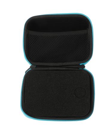 Minkissy 1stk storage bag for bottles with essential oils wallet with essential oils storage organizer housing travel bags perfume bottle roll 600d oxford fabric travel blue 17x12x7cm