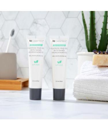 CariFree Fluoride Free Gel Mint Flavored Nano Hydroxyapatite Toothpaste Neutralizes pH Freshens Breath & Moistens Mouth Dentist Recommended for Oral Care (2.3 Ounce (Pack of 2) Soft Mint Soft Mint 2.3 Ounce (Pack of 2) - Buy Online on GoSupps.com