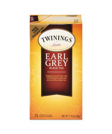 Twinings Earl Grey Black Tea 25 Tea Bags 1.76 oz (50 g)