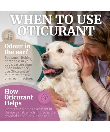 OTICURANT Dog Ear Powder | No more Itching Scratching or Bad Smell | Reduces Waxy Build Up | No Cleaning Solution Drops or Wash Needed | 26 Easy-Dose Packets - Buy Online on GoSupps.com