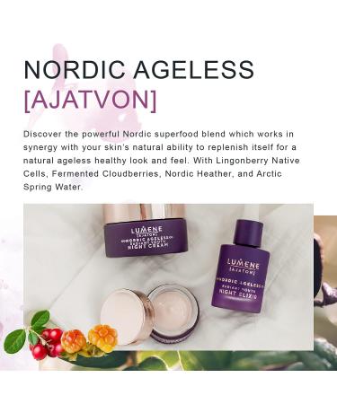 Lumene Ajaton Nordic Ageless Eye Cream - Anti Aging Formula for Fine Lines & Wrinkles - Dark Circle Eye Cream for Firming & Moisturizing (15ml) - Buy Online on GoSupps.com
