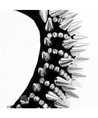 DEARMAMY Spiked Headband Punk Style Rivet Headband Women Headwear Party Hair Hoop - Buy Online on GoSupps.com