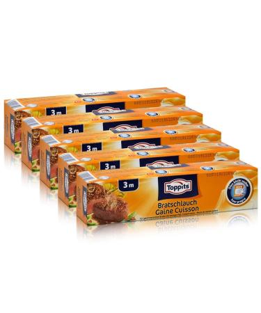 5x Toppits Aroma roasting bag 3m - is oven-safe