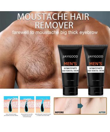 Easy to Apply Men's Hair Removal Cream | Painless Conditioning & Suitable for All Skin Types - International Shipping Available - Buy Online on GoSupps.com