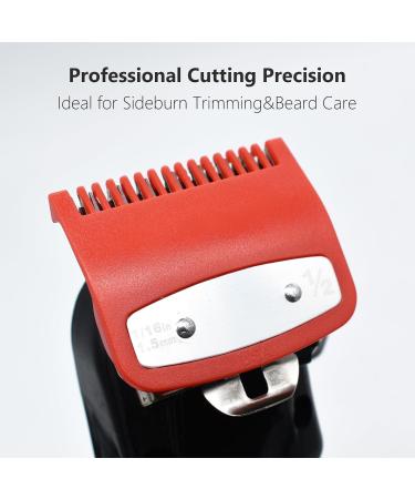 Professional Hair Clipper Guide Combs - 2 Piece Set for Wahl Magic Clip - Precision Cutting Guards (1/16 3/16 1.5mm 4.5mm) - Multi-Colored - Buy Online on GoSupps.com