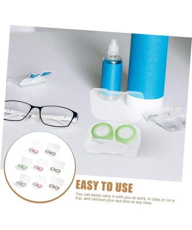 Solustre 40 STK Mini Contact Lens Containers - Portable Travel Accessories & Cases for Eye Care - Buy Online on GoSupps.com