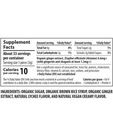 USDA Organic Enchanted Spice Ginger Tummydrops - 33 Individually Wrapped Drops - Buy Online on GoSupps.com