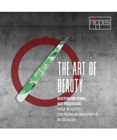 Nippes CITRUS cosmetic tweezers limescale | bevelled tip | stainless steel | colourful lacquer | 9 cm long | fine tweezers | tear off eyebrow tweezers - Buy Online on GoSupps.com