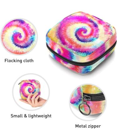 Colorful Tie-dye Menstrual Storage Bag | Period Pouch for Women & Teen Girls | Multi-colored 1pcs - Buy Online on GoSupps.com